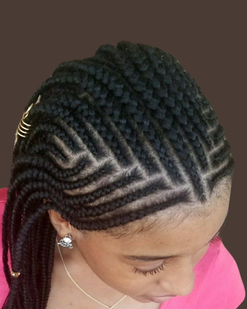 Layers Cornrows/Tribal Braids