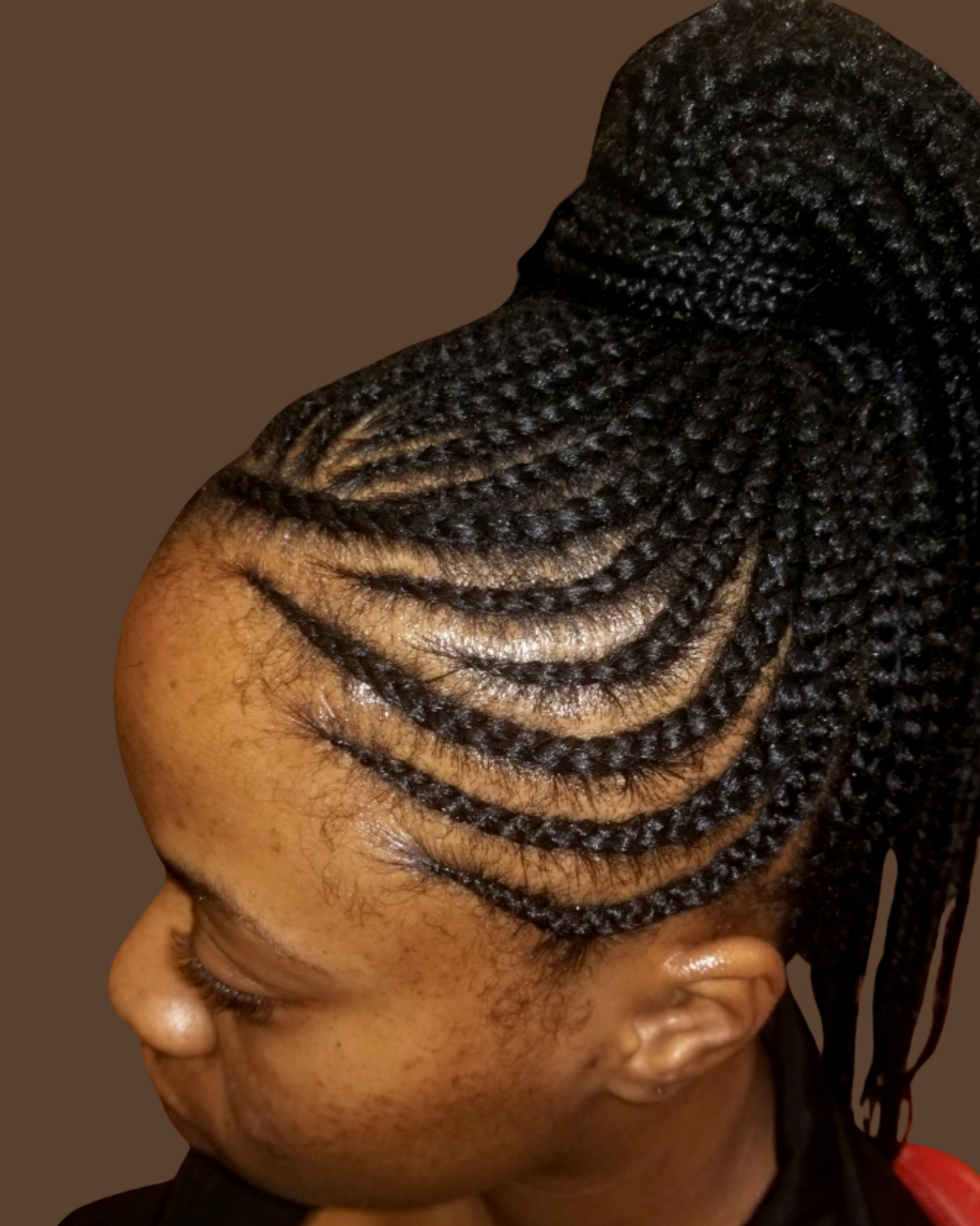 Ponytail Cornrows