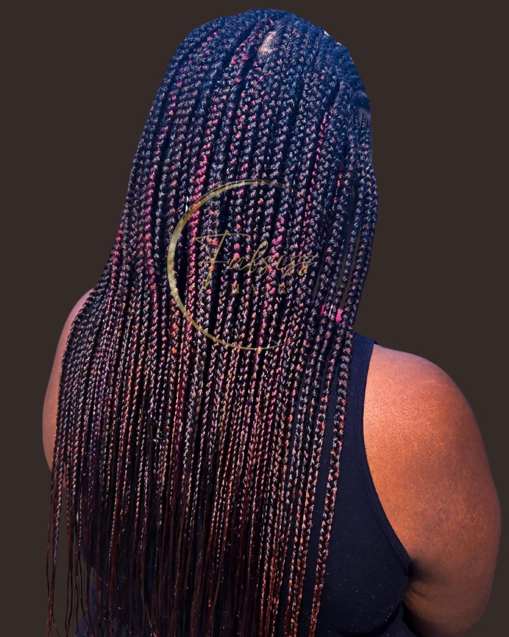 Cornrows with Box Braids
