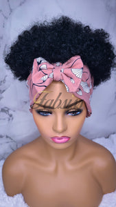 Premium Pink 2in1 Wrap Wig | FS210