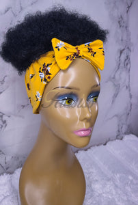 Yellow Sweetie 2in1 Wrap Wig | FS110