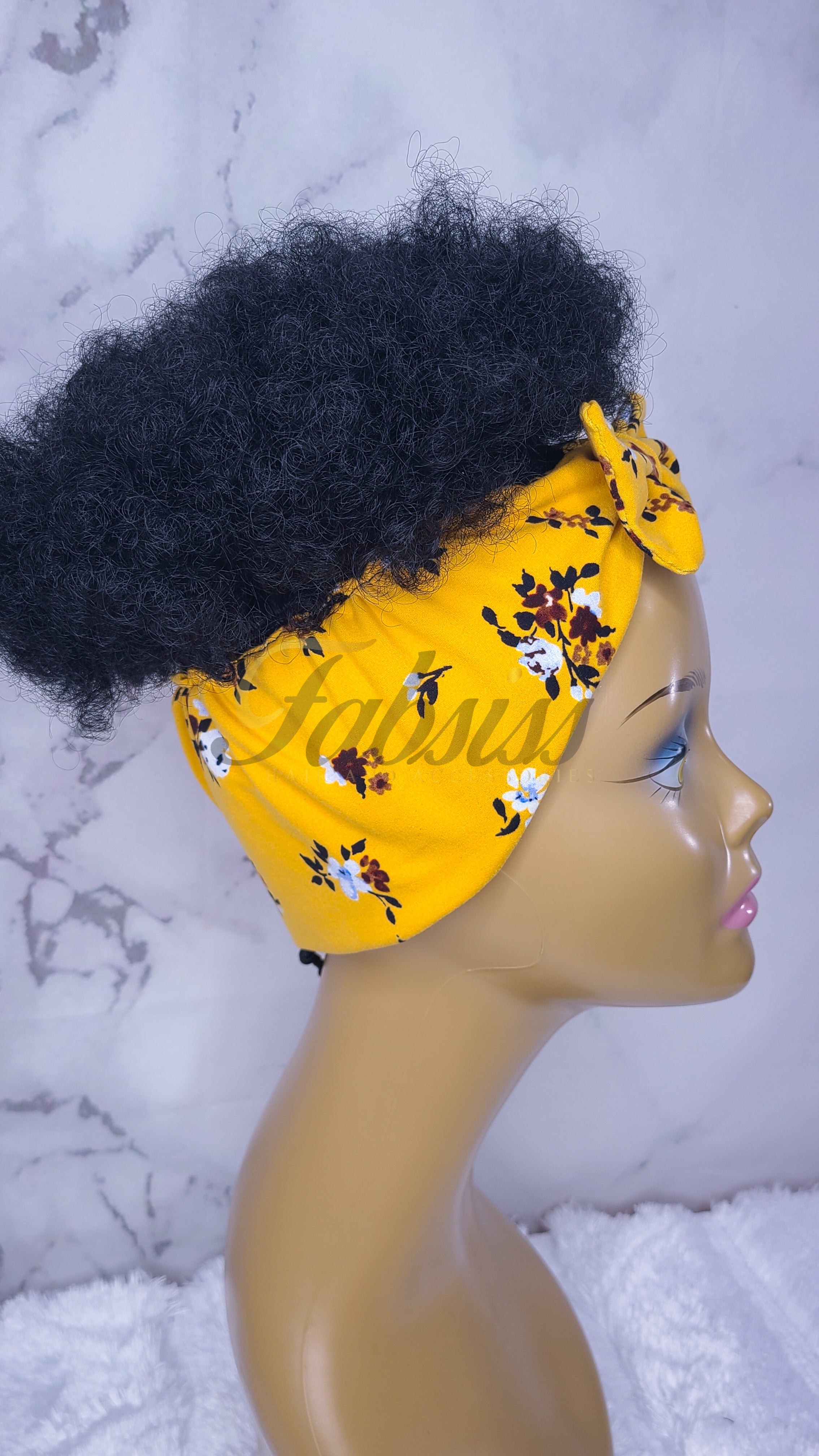 Yellow Sweetie 2in1 Wrap Wig | FS110