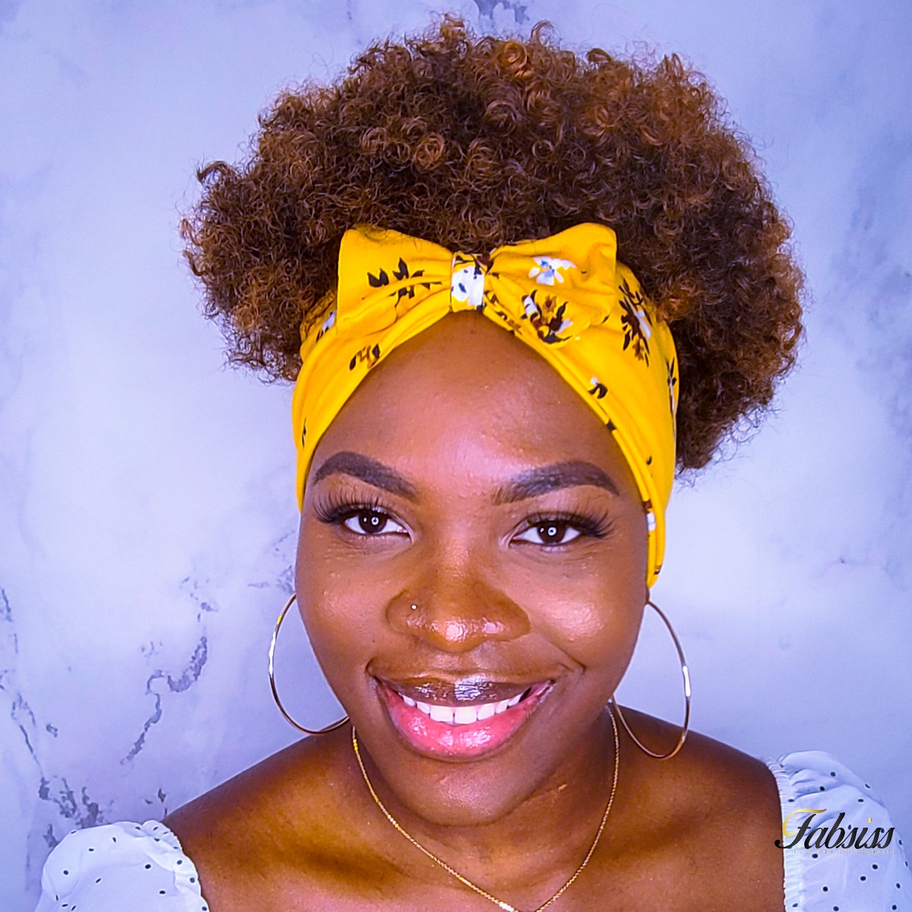 Premium Yellow 2in1 Wrap Wig| FS250