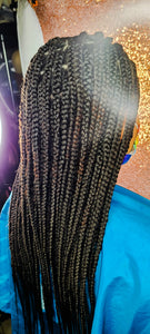 Medium Box Braids