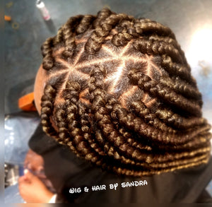 Triangle Box Braids